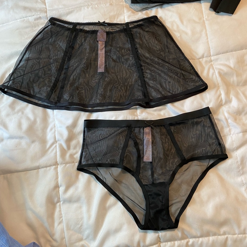 MEDIUM SET SHEER BRIEF AND SLIP SAVAGE FENTY